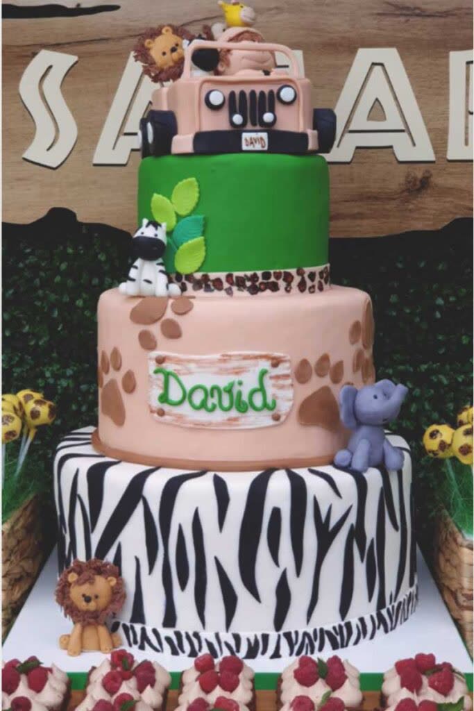 Tort de botez safari