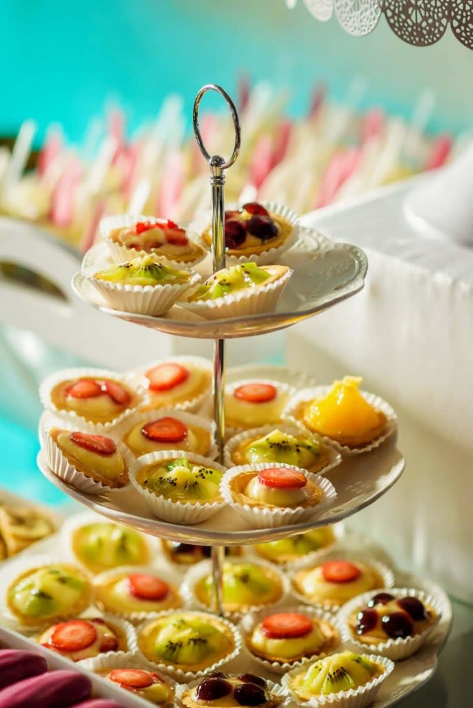 Candy bar cu mini-tarte